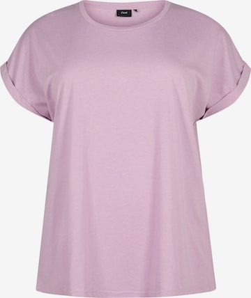 Zizzi - Camiseta 'MKATJA' en lila: frente