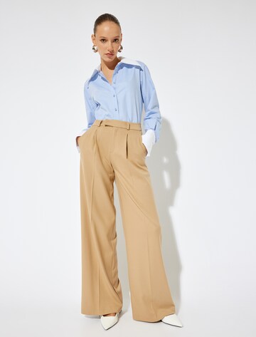 Koton Wide leg Bandplooibroek in Beige