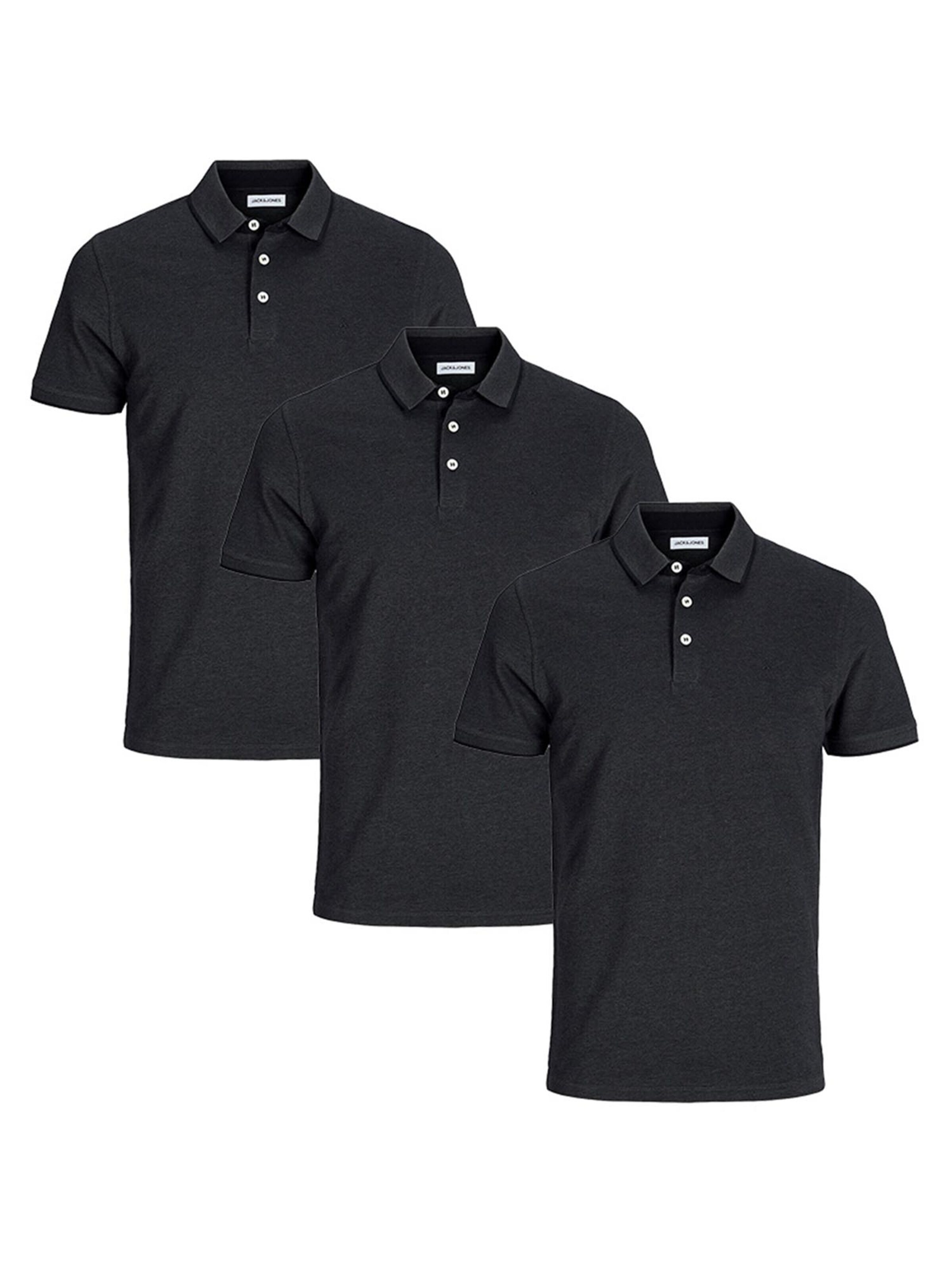 JACK & JONES Shirt 'Paulos - Slim Fit' in Grijs: voorkant
