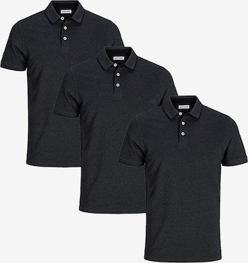 JACK & JONES Shirt 'Paulos - Slim Fit' in Grijs: voorkant