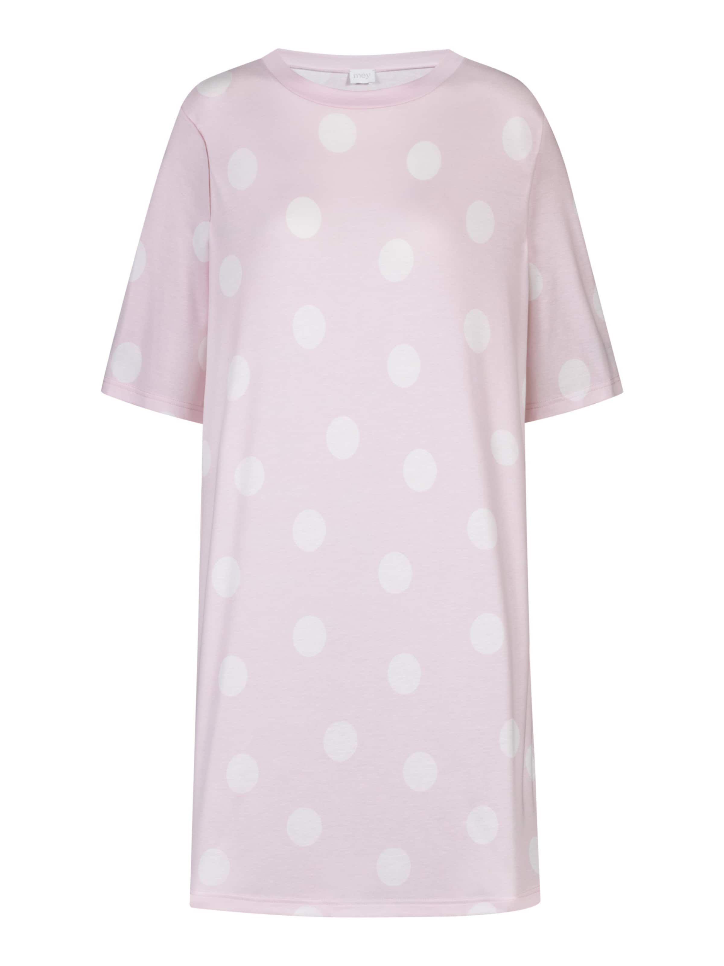 Chemise de nuit 'Pretty Dots' Mey en rose : devant
