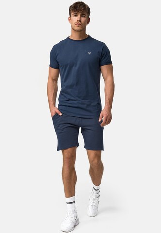 T-Shirt ' Kloge ' INDICODE JEANS en bleu