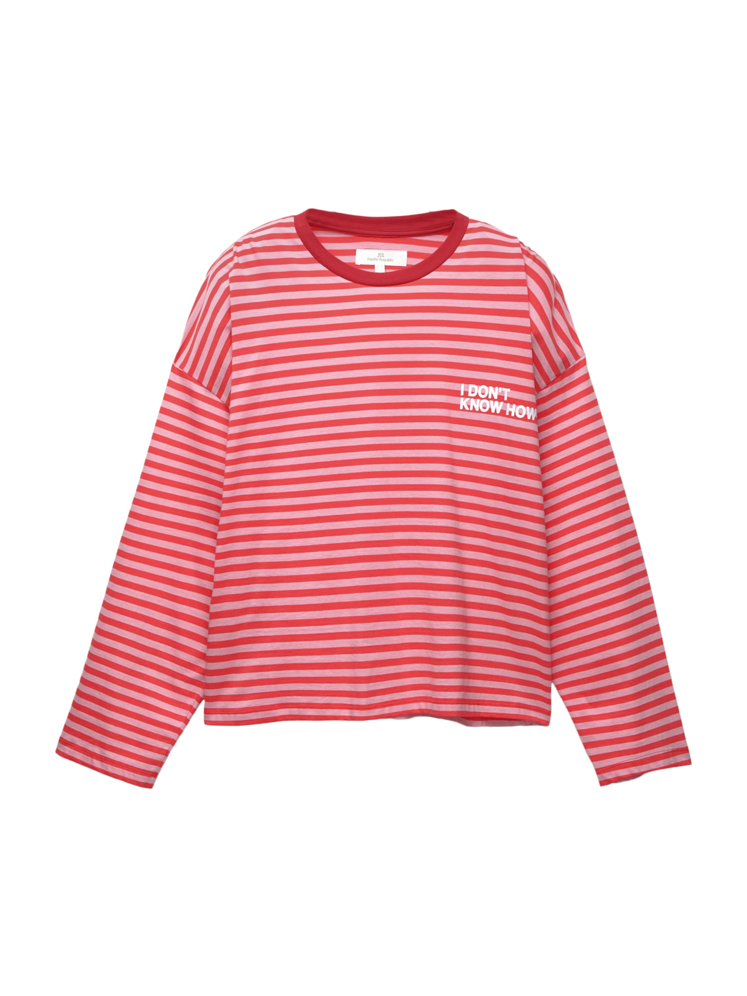 Pull&Bear Свободна дамска риза 'PACIFIC' в розово: отпред