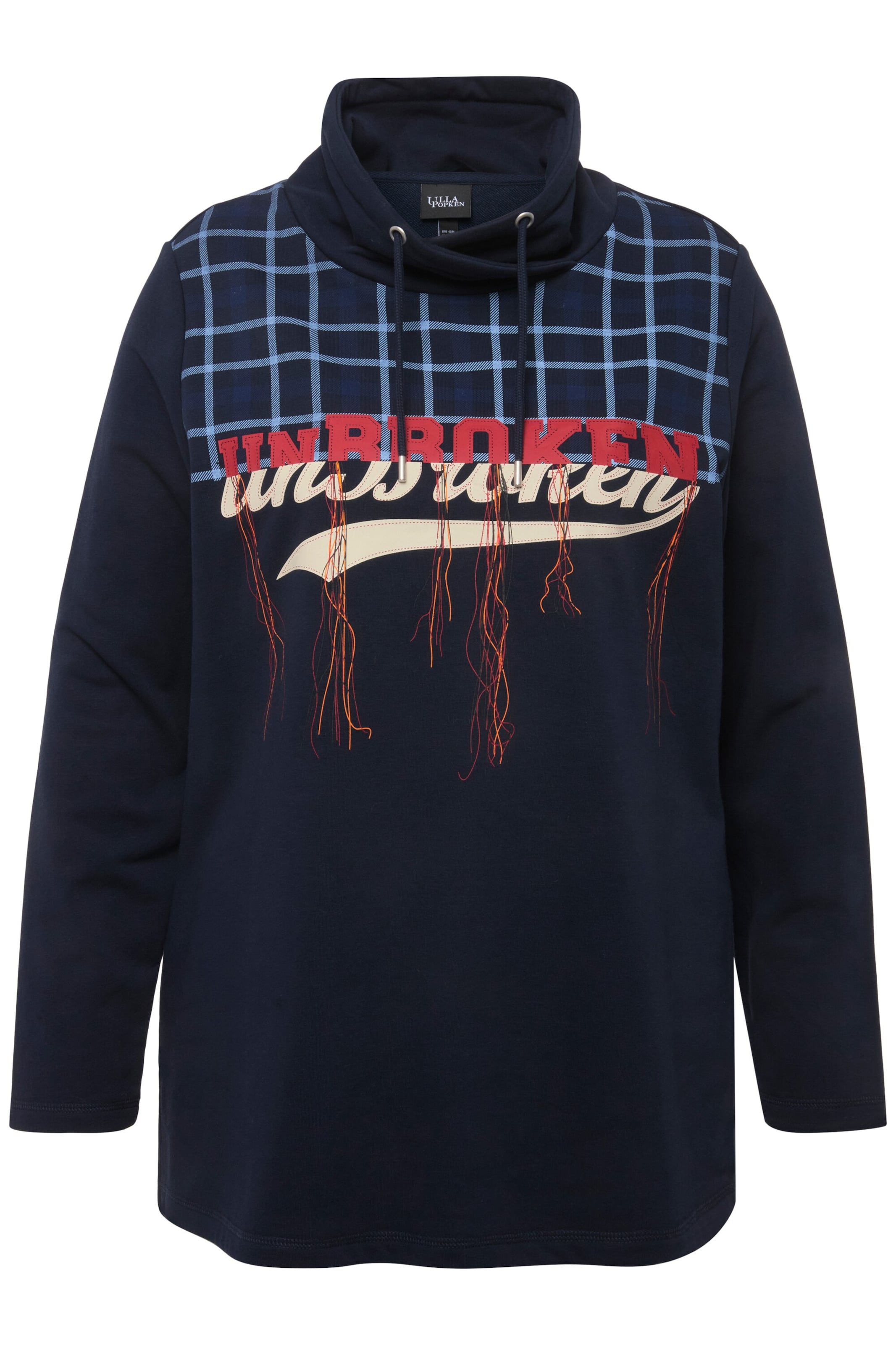 Ulla Popken Sweatshirt in Blue: front