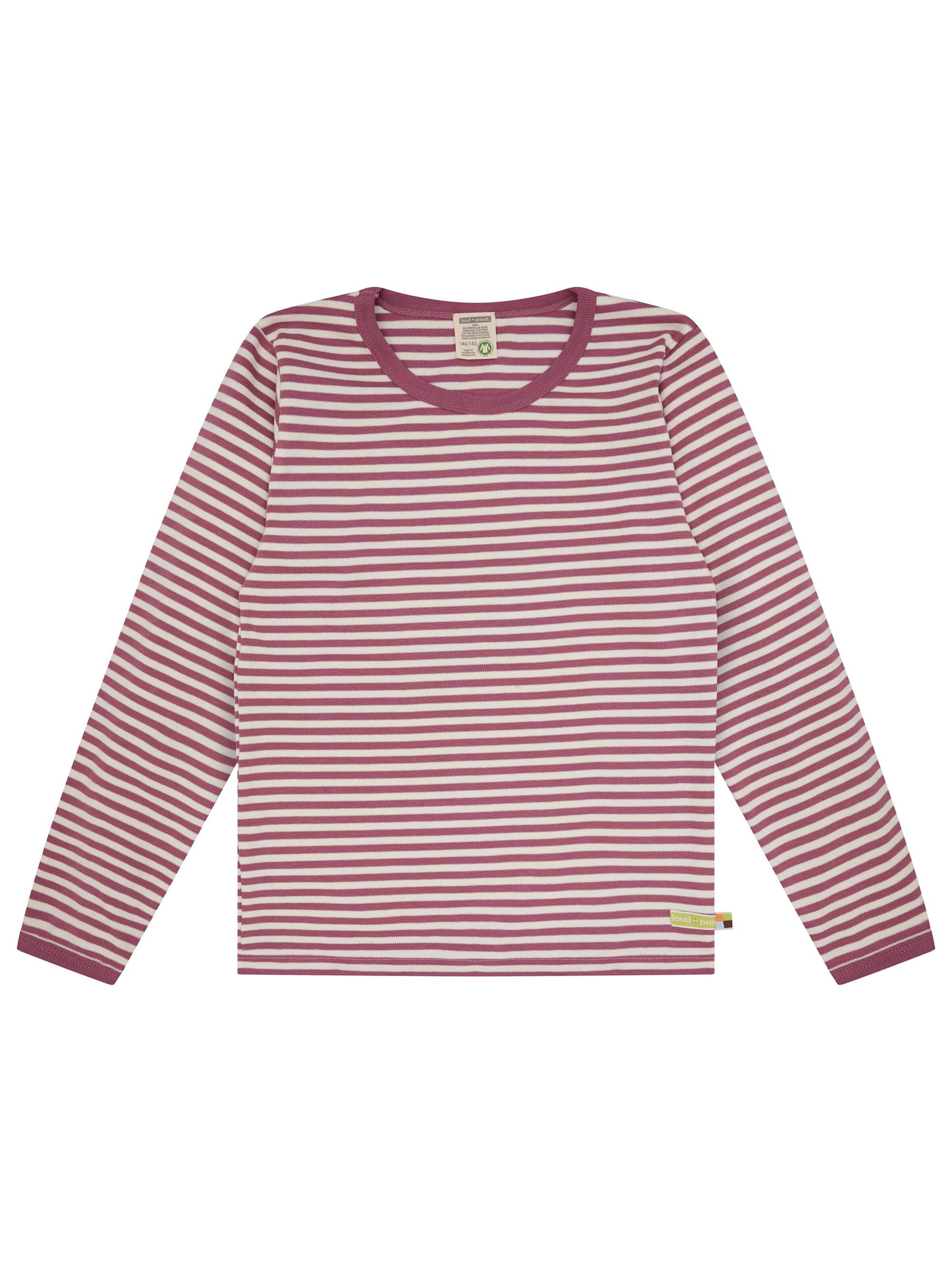 loud + proud Shirt 'Interlock'‌‌‌‌‌‌‌ in Lila: Vorderseite