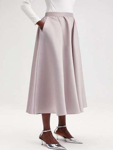Touche Prive Skirt in Silver