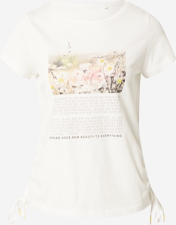 T-shirt TAIFUN en blanc : devant