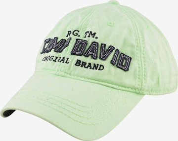 CAMP DAVID Hut oder Mütze One Size in Grün: Vorderseite