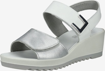 Sandales IMAC en blanc : devant