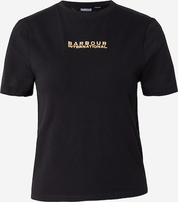 Barbour International Póló 'Devin' - fekete: elől