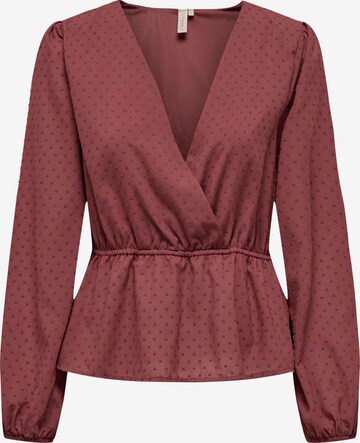 ONLY Blouse 'PALMA' in Rood: voorkant