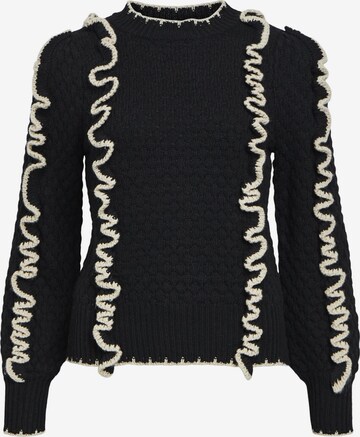OBJECT Sweater 'Yaa' in Black: front