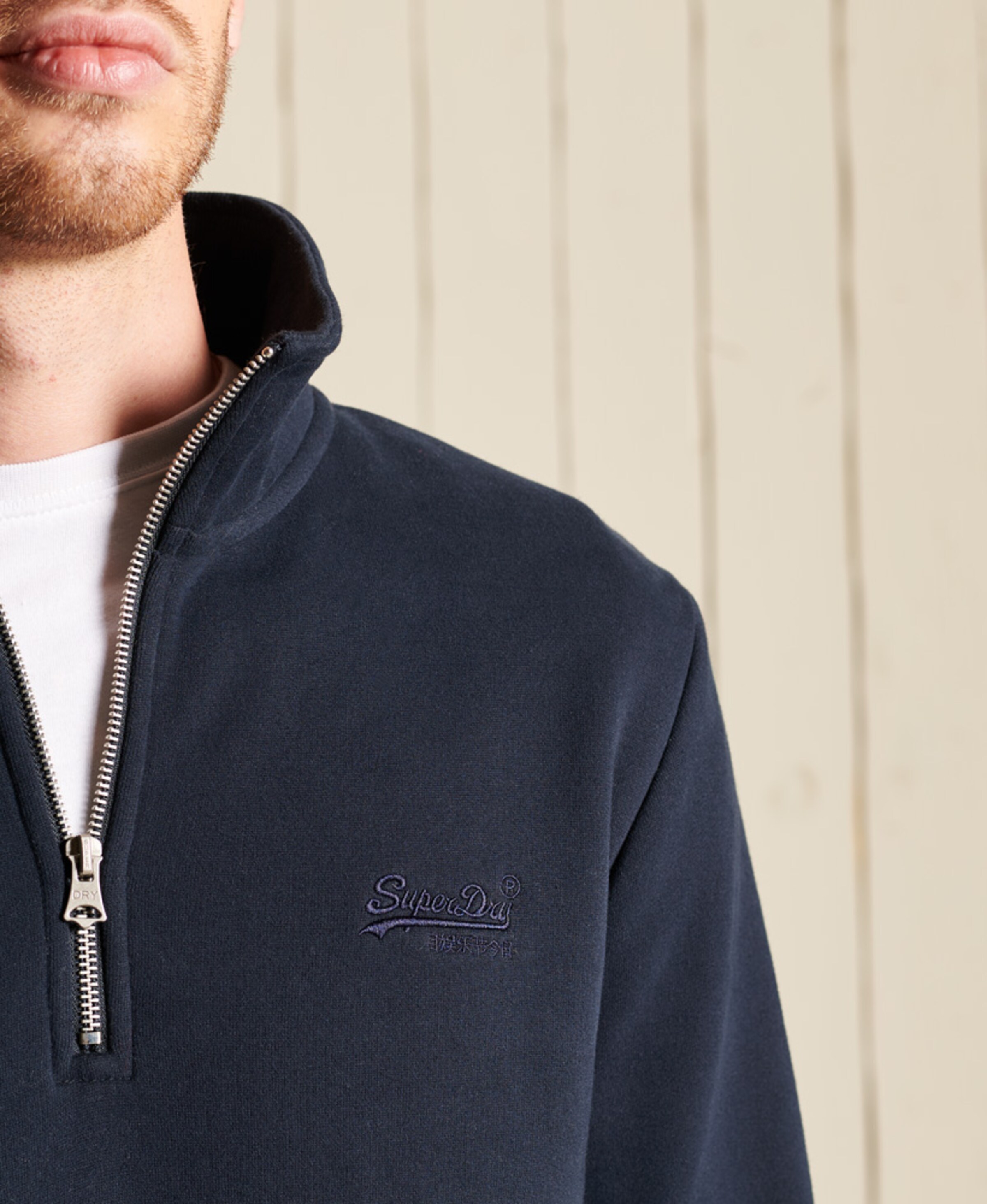 Männer Große Größen Superdry Sweatshirt in Marine - PF52530 Männer Große Größen Superdry Sweatshirt in Marine - PF52530