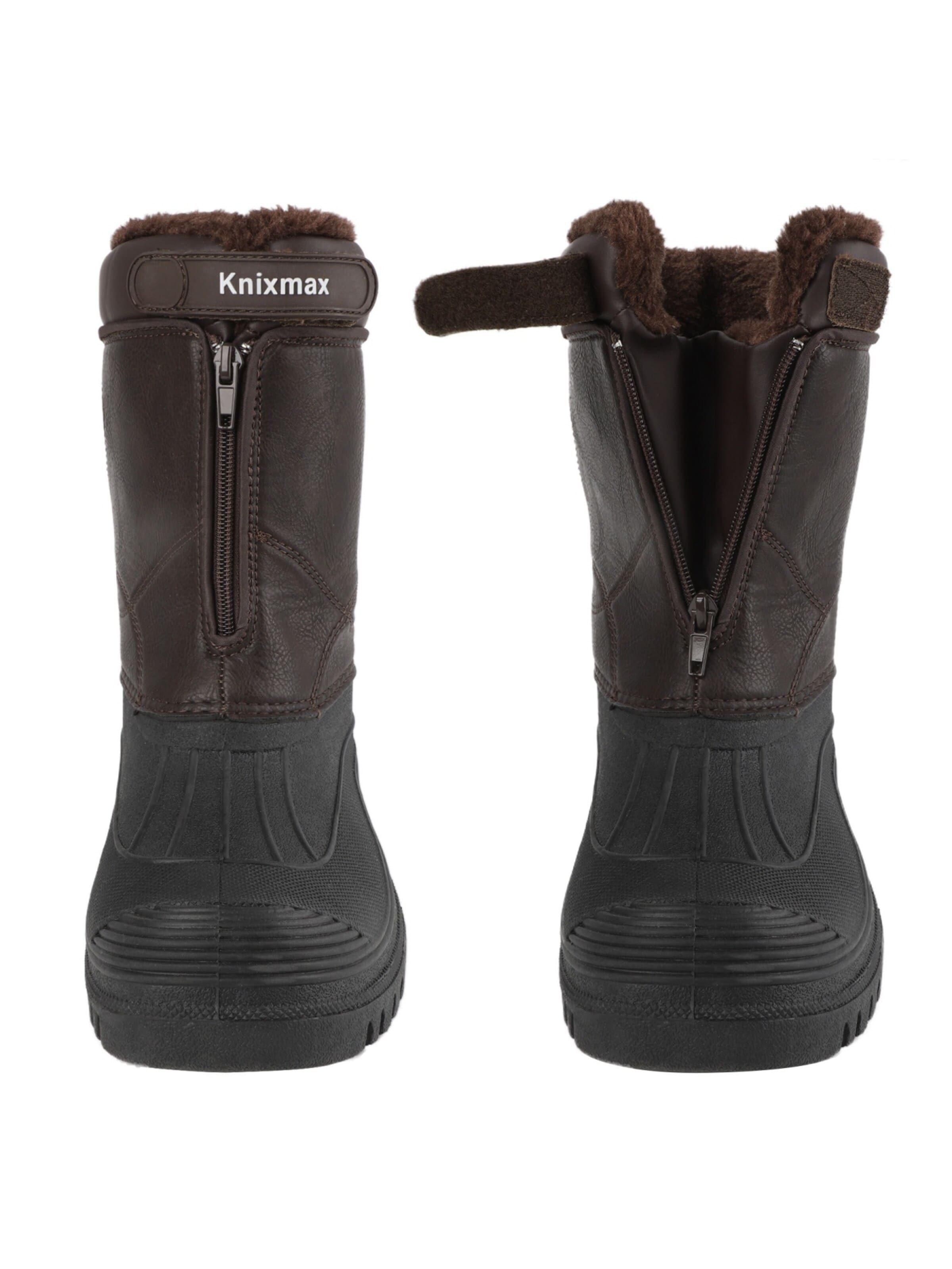 Bottes de neige Knixmax en marron