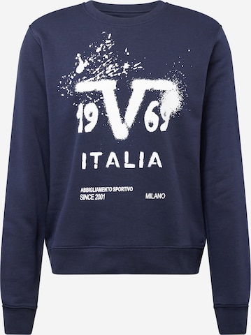 19V69 ITALIA Sweatshirt 'BENNO' in Blauw: voorkant