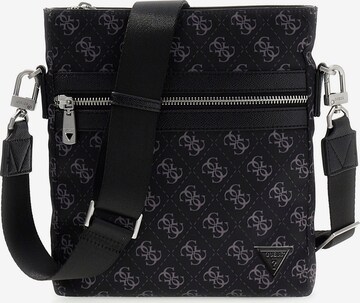 GUESS Axelremsväska 'BERLIN' i svart: framsida