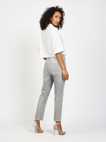 Regular Jean '94NICA CROPPED ' Gang en gris