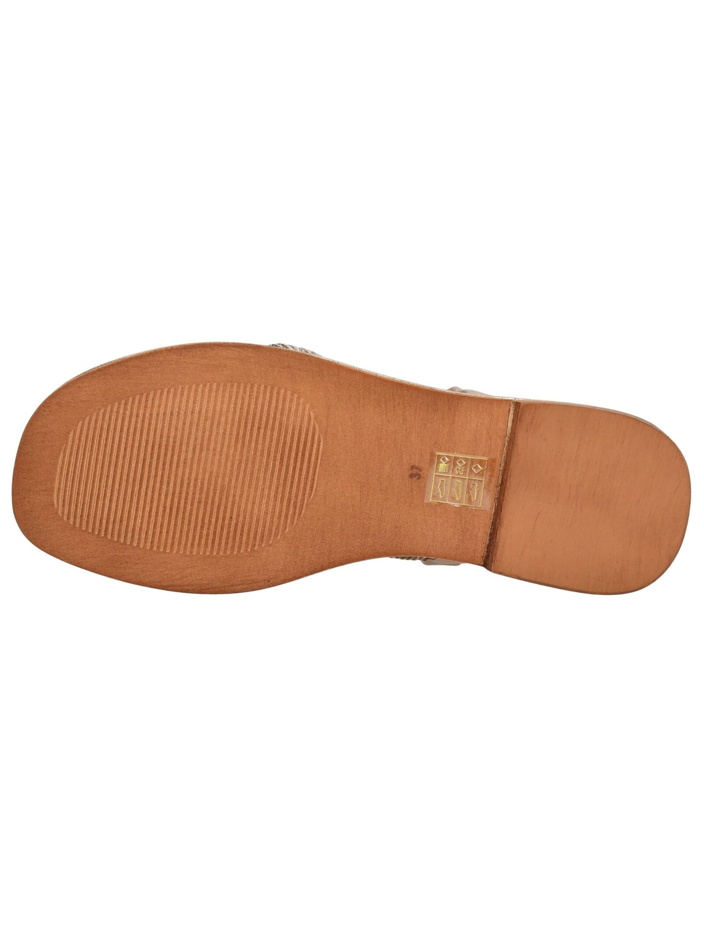 Sandalo con cinturino di Regarde le Ciel in oro