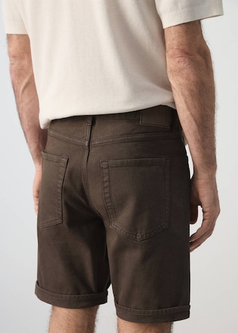 MANGO MAN Slim fit Pants 'Nepto' in Brown