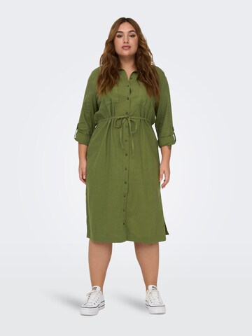 ONLY Carmakoma Shirt Dress 'Caro' in Green