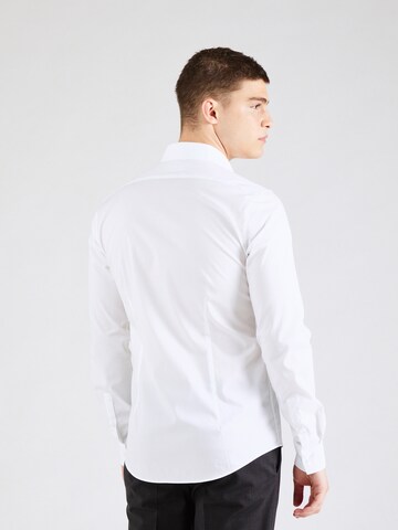 Slim fit Cămașă de la Calvin Klein pe alb