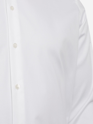 balta BOSS Black Standartinis modelis Marškiniai 'Joe'