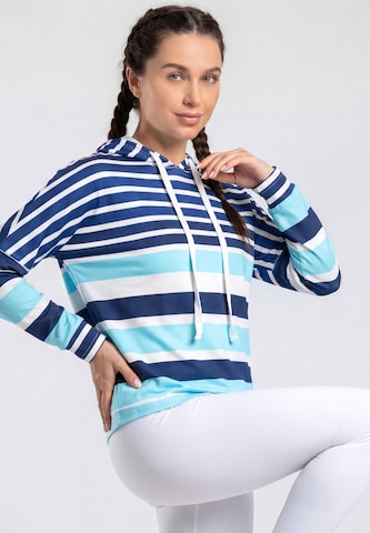 Sweat-shirt 'Fashion Look' Jika en bleu : devant