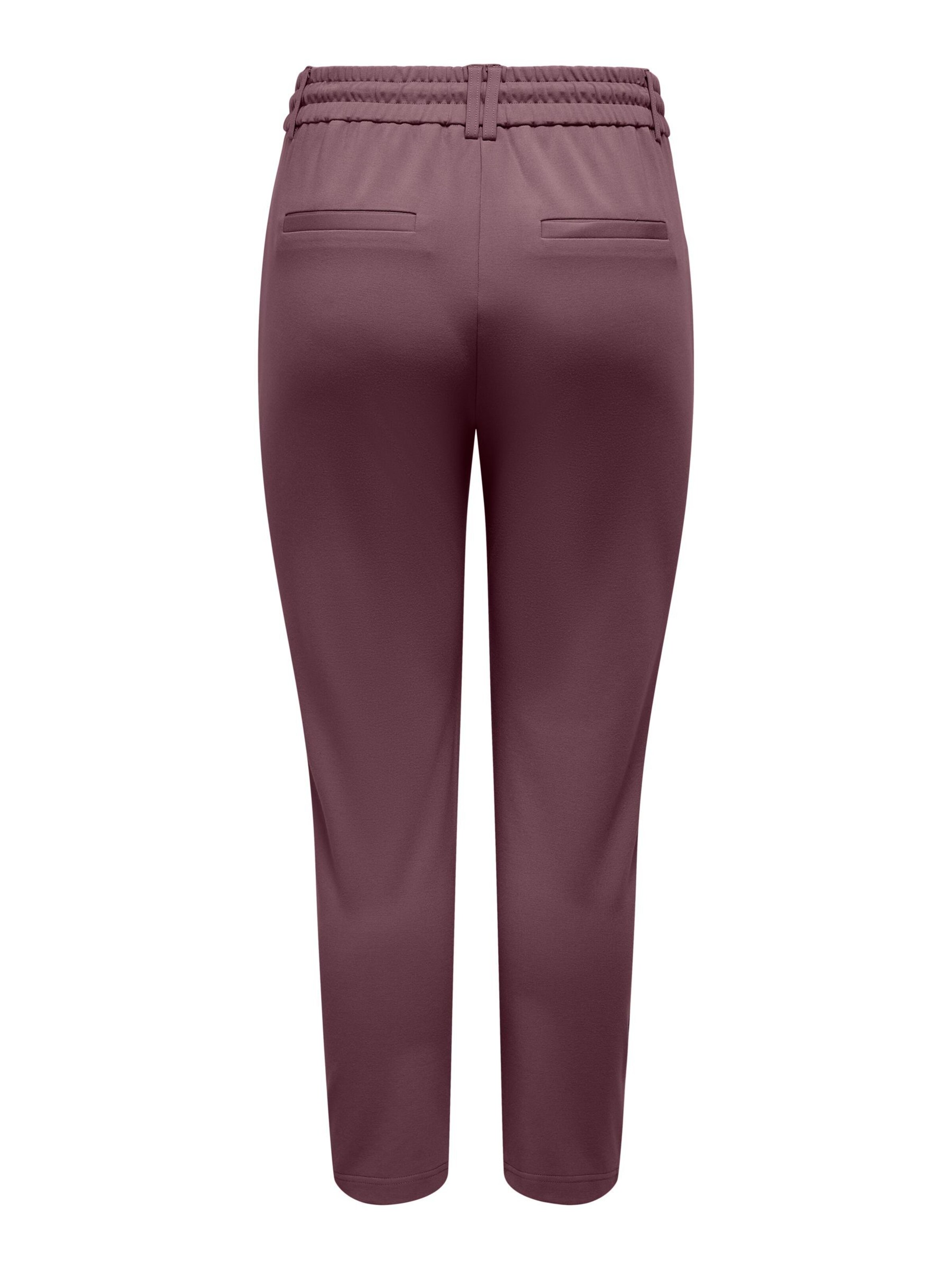 ONLY Carmakoma Slim fit Pants 'CARGOLDTRASH' in Brown