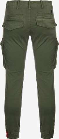 Slimfit Pantaloni cu buzunare ' Spy ' de la ALPHA INDUSTRIES pe verde