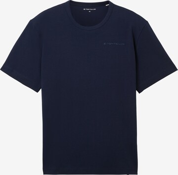 T-Shirt TOM TAILOR en bleu : devant