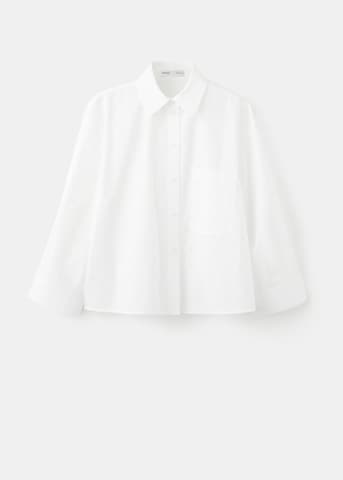 MANGO Blouse 'Rusca' in White