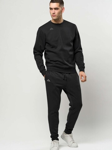 KAPPA Regular Trousers ' Logo Caseri ' in Black: front