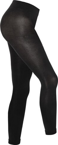 camano Skinny Leggings 'Thermo' in Schwarz