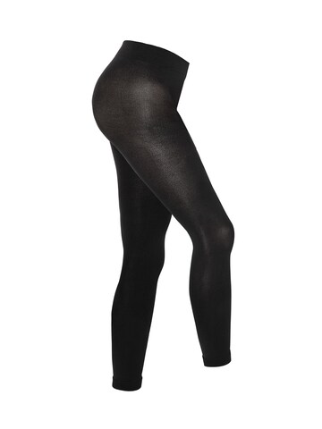 camano Skinny Leggings 'Thermo' in Schwarz
