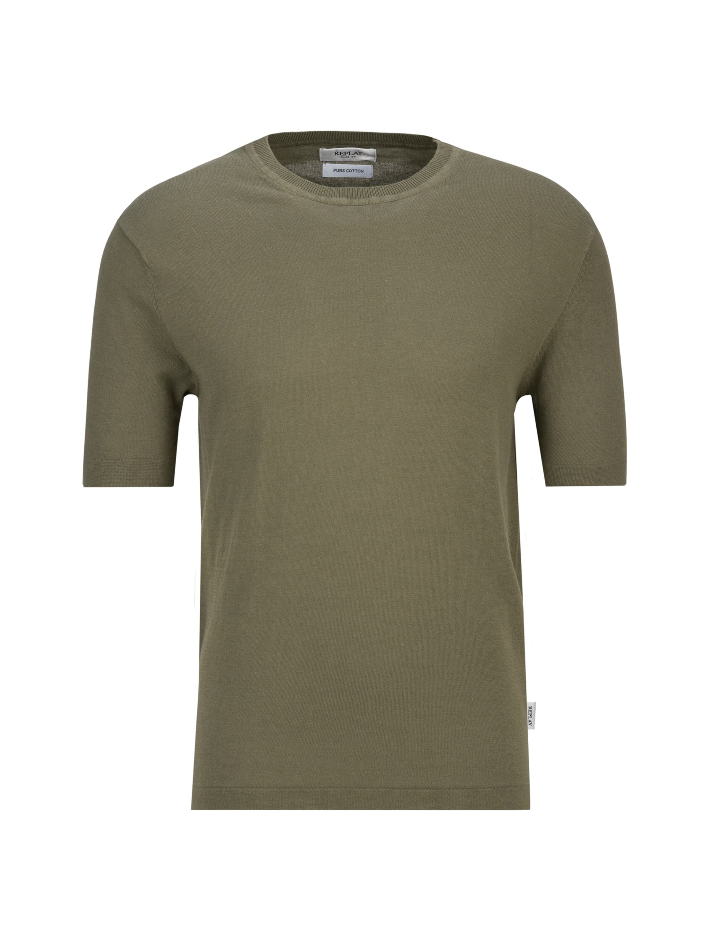 REPLAY T-Shirt in Grün: Vorderseite