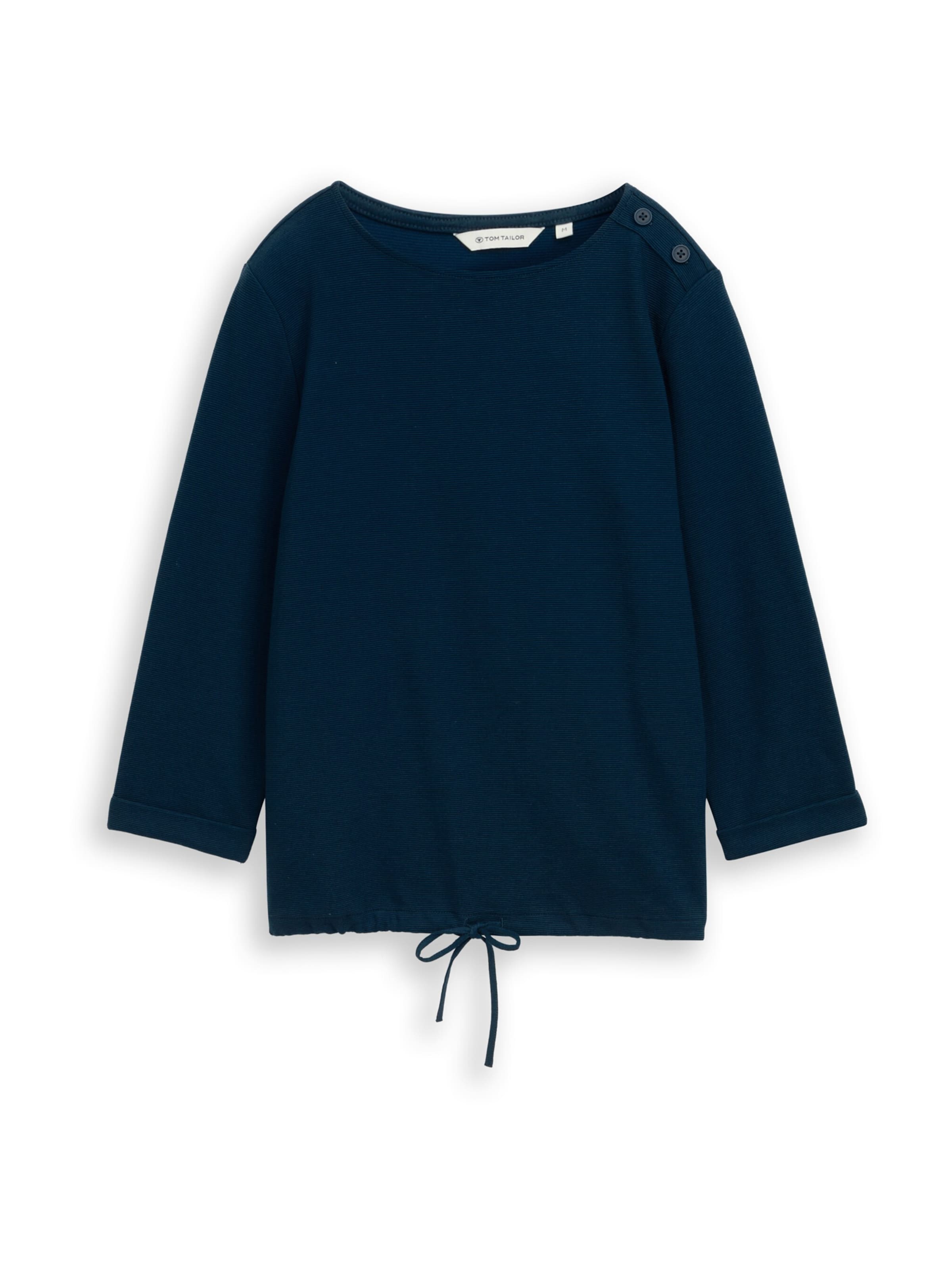 TOM TAILORMajica - plava boja: prednji dio