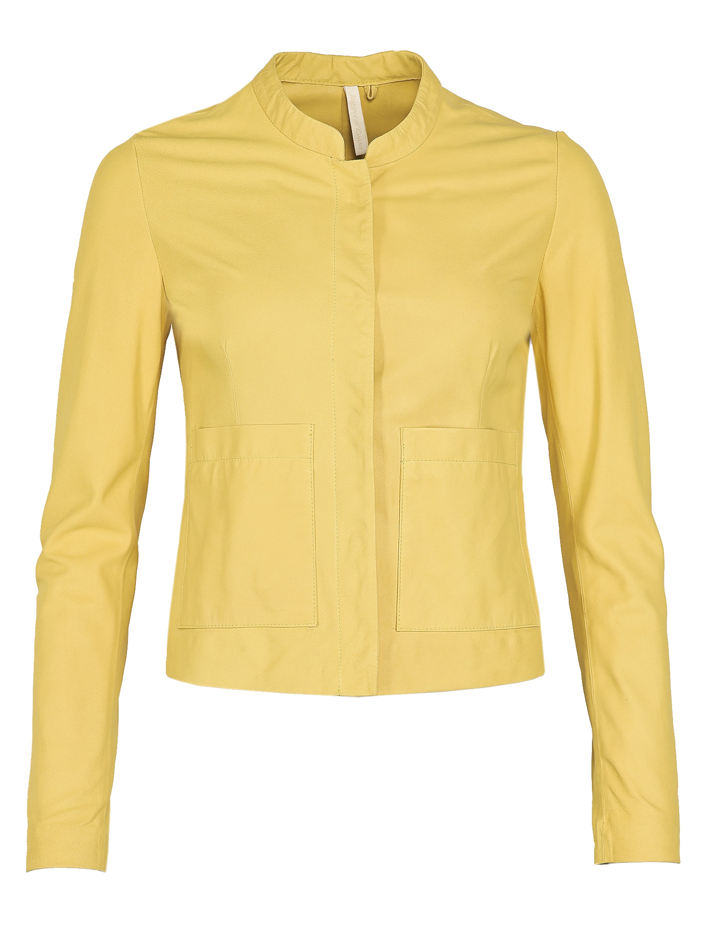 JAGGER & EVANS Tussenjas in Geel: voorkant