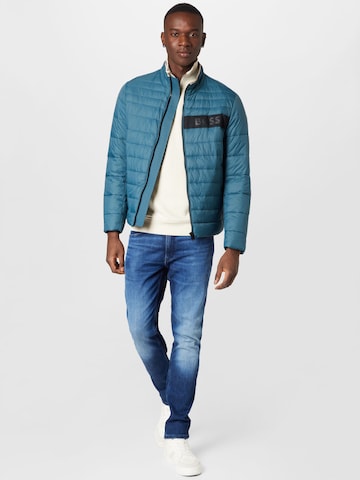 BOSS Prehodna jakna 'Darolus' | modra barva