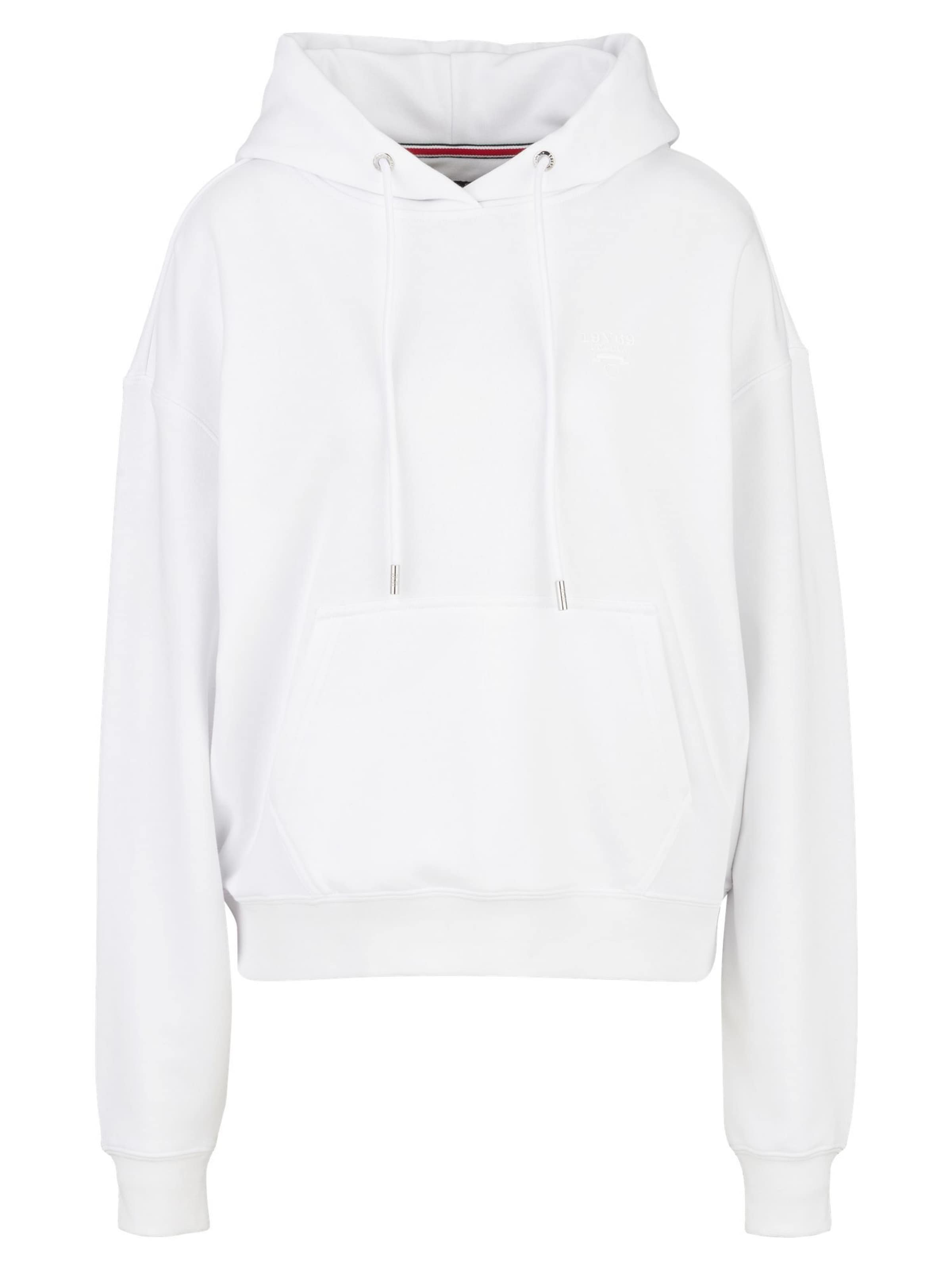 19V69 ITALIA Sweatshirt 'Kara' in Weiß: Vorderseite