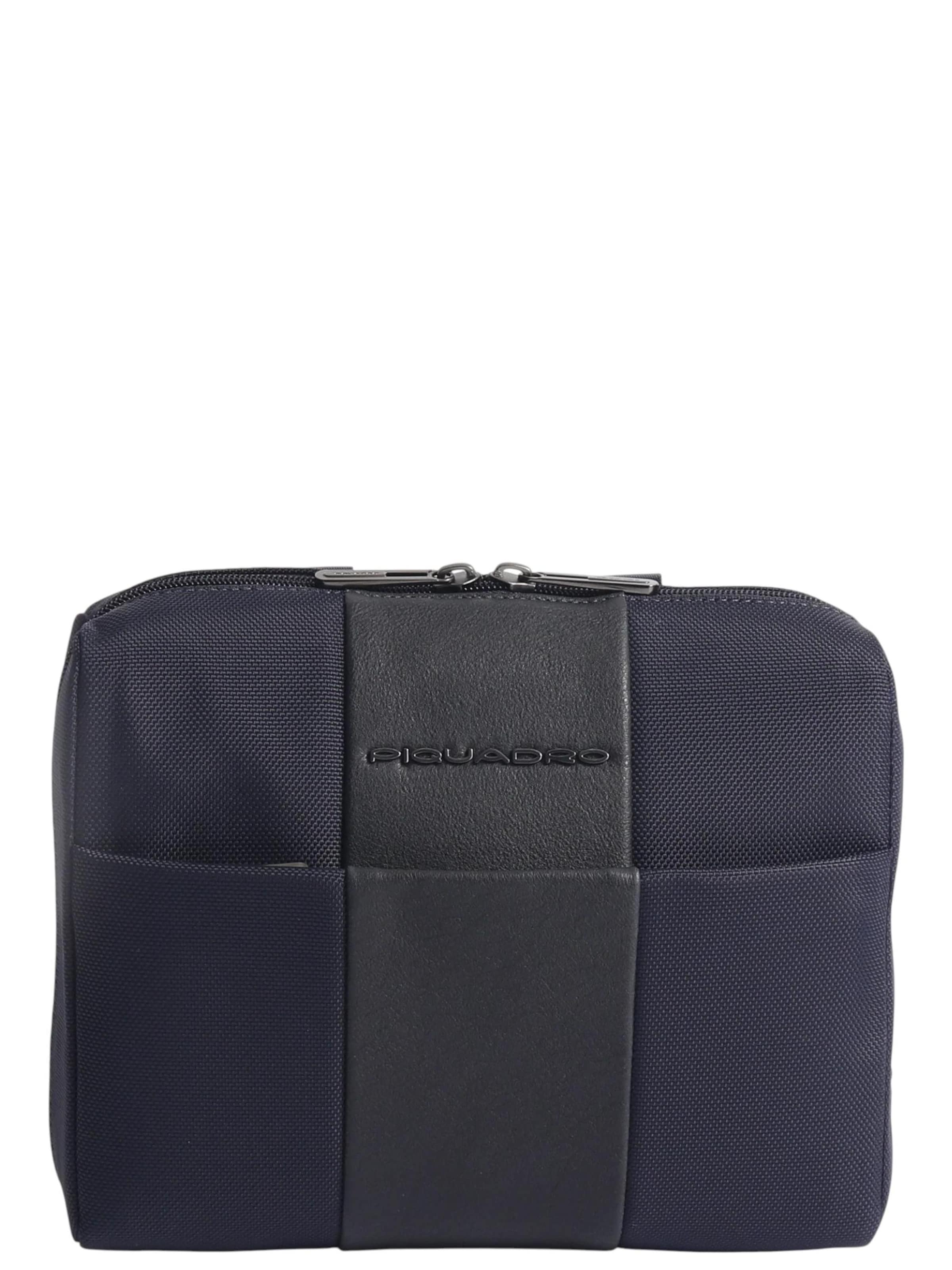 Piquadro Camera Bag in Blue: front