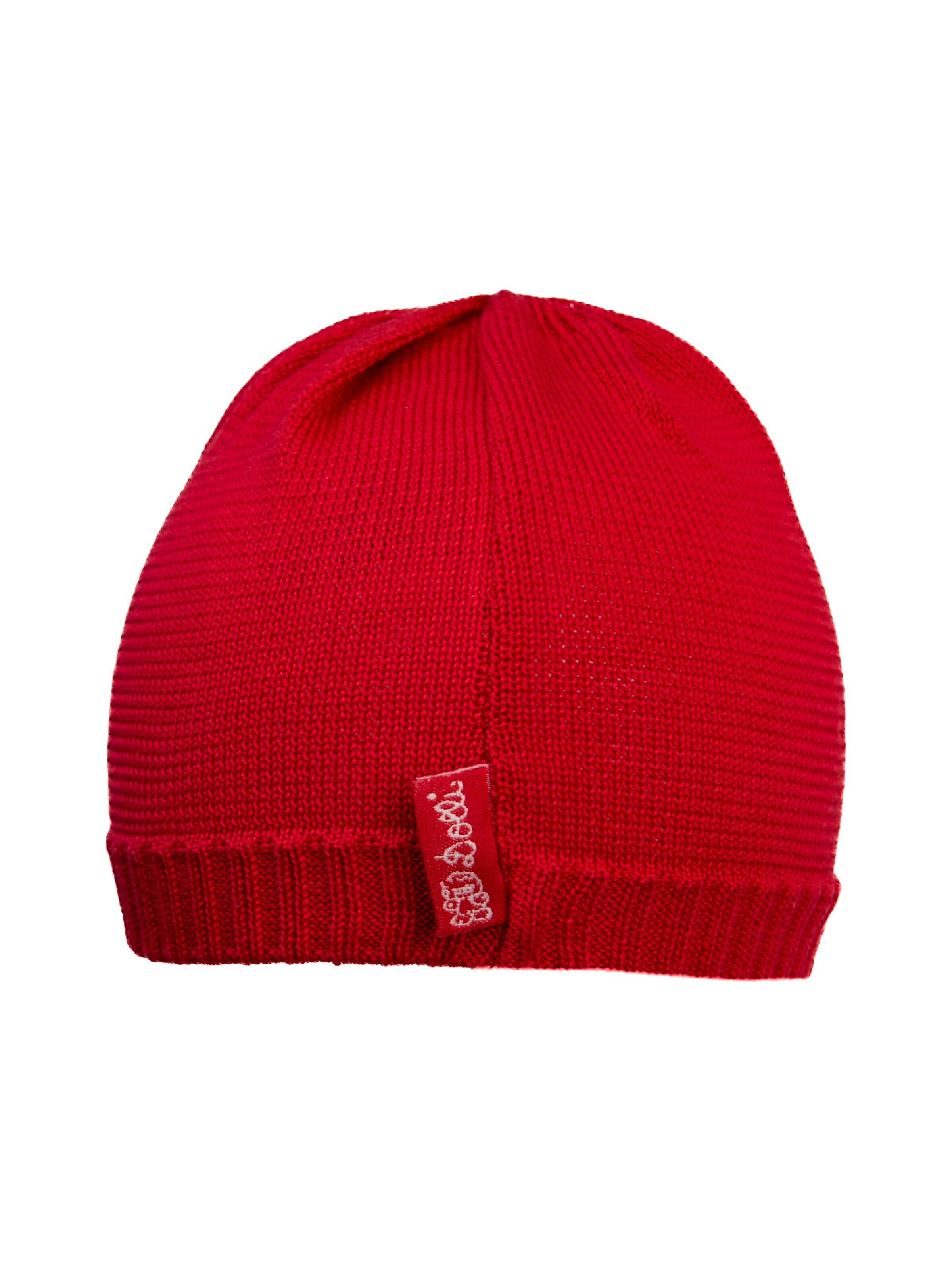 DÖLL Beanie 'Kindermütze weiß Puppe' in Red