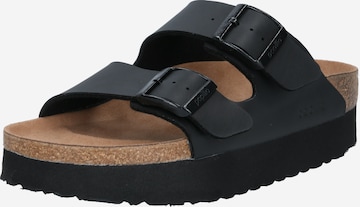 BIRKENSTOCK Pantolette  'Arizona' in Schwarz: predná strana