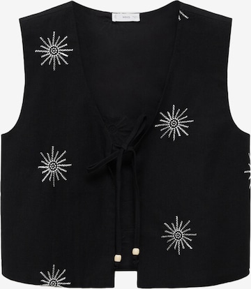 MANGO TEENPrsluk 'Sunt' - crna boja: prednji dio