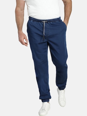 Charles Colby Loose fit Jeans ' Baron Moore ' in Blue: front