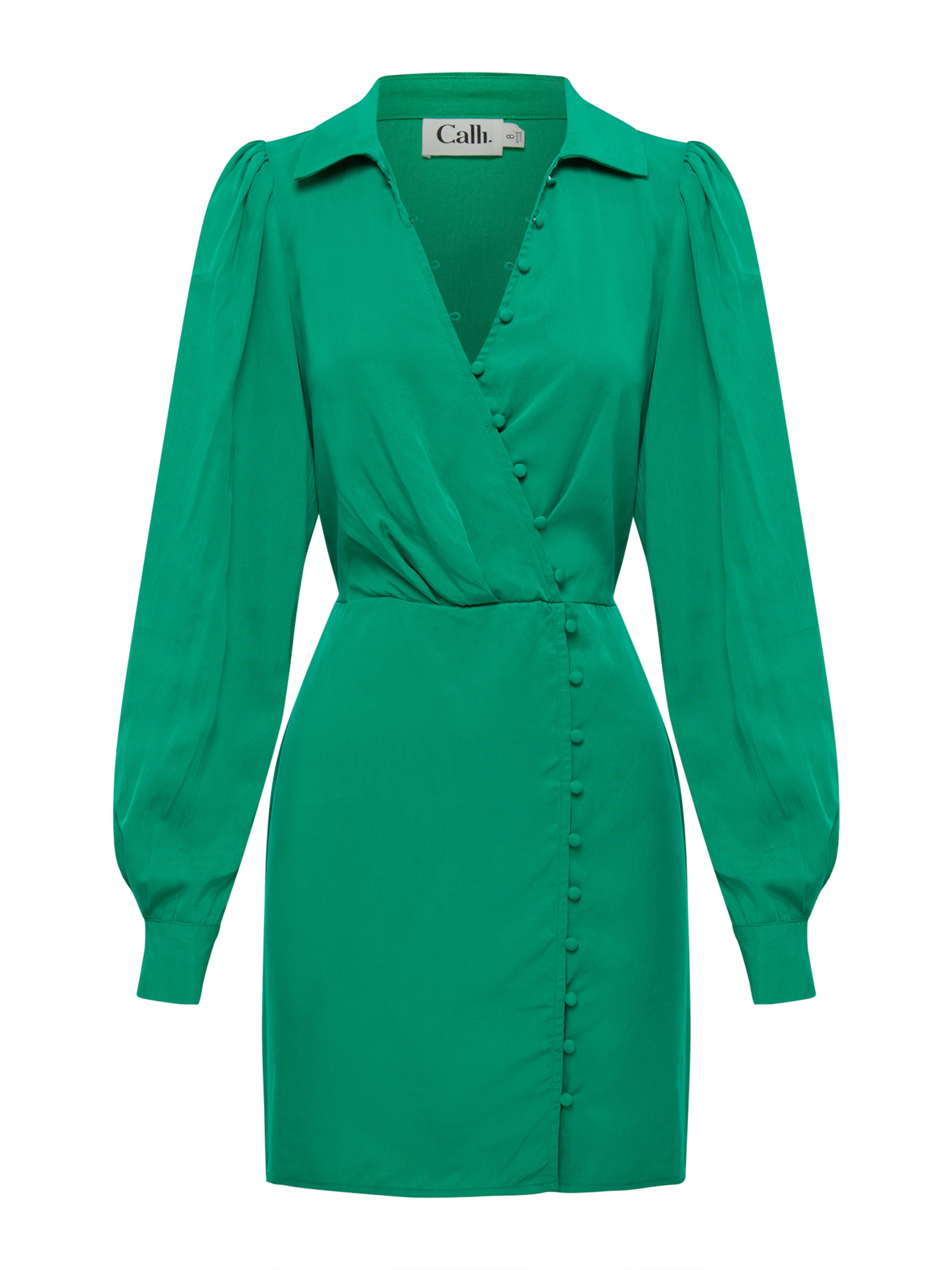 Robe 'AXTON' Calli en vert : devant