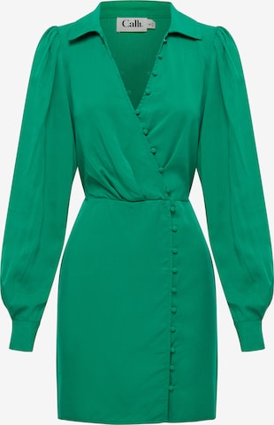 Calli - Vestido 'AXTON' en verde: frente