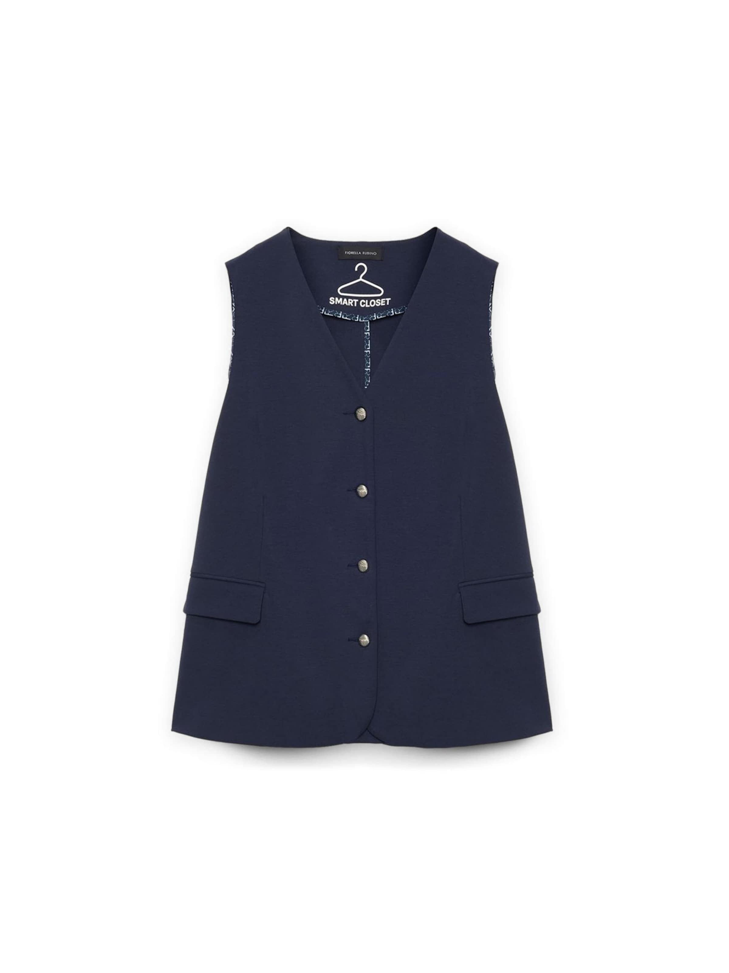 Veste mi-saison Fiorella Rubino en bleu : devant