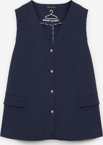 Veste mi-saison Fiorella Rubino en bleu : devant