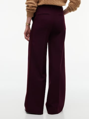 TOMMY HILFIGER Wide leg Παντελόνι με τσάκιση σε κόκκινο