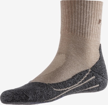 FALKE Athletic Socks in Beige: front